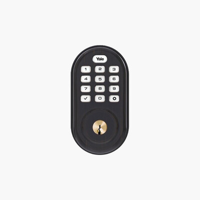 Yale YRD216-CBA-0BP Assure Lock Push Button Keypad Deadbolt Yale YRD216-CBA-0BP Assure Lock Push Button Keypad Deadbolt