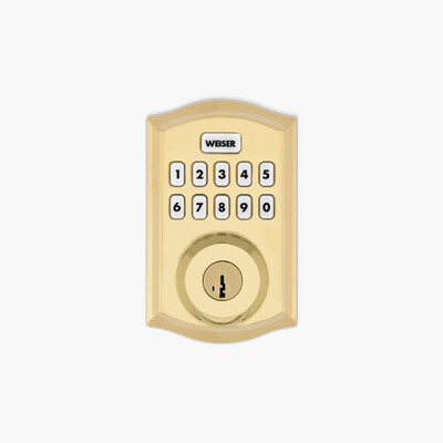 Weiser HC620 TRL Home Connect 620 Traditional Lock Brass Weiser HC620 TRL Home Connect 620 Traditional Lock Brass