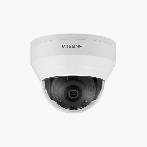 Hanwha QND-8020R Q-Series 5MP IR Dome Camera, 4mm