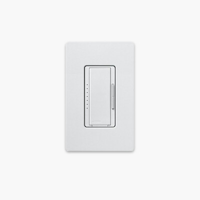 Lutron RRD-PRO-SW RadioRA 2 RF Maestro Dimmer, Snow White