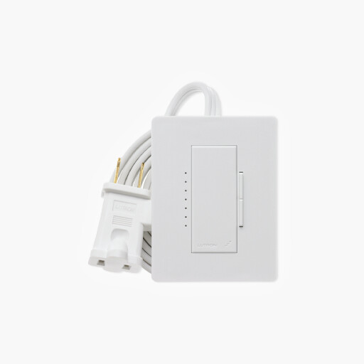 Lutron RRD-3LD-SW RadioRA 2 300W Tabletop Lamp Dimmer, White Lutron RRD-3LD-SW RadioRA 2 300W Tabletop Lamp Dimmer, White