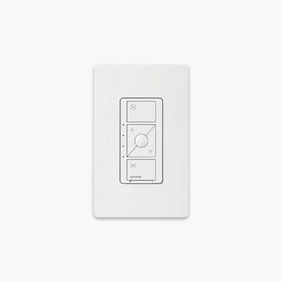 Lutron PD-FSQN-WH Caseta Wireless In-Wall Fan Control. 120V