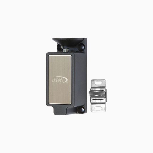 RCI 3513B Electromechanical Cabinet Lock, 12/24V DC, Black
