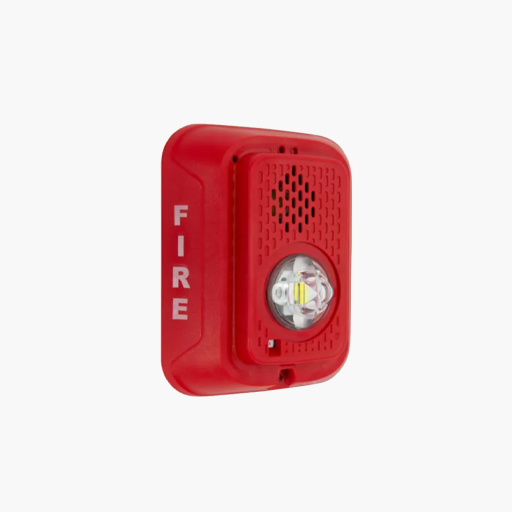 System Sensor P2RLED-B 2-Wire Bilingual Horn Strobe, Wall, Red