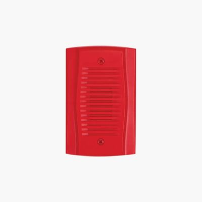 System Sensor MHRA Mini Horn with Selectable Tone, Red
