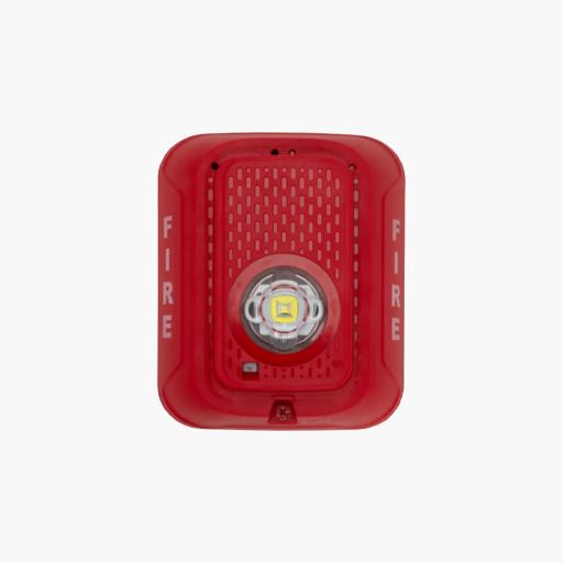 System Sensor SRLED-P L-Series Wall-Mount Strobe with LED, Red