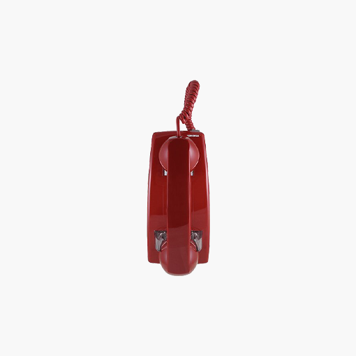 Viking K-1500P-W Wall Phone with Built-In Ringer, No Dial Pad
