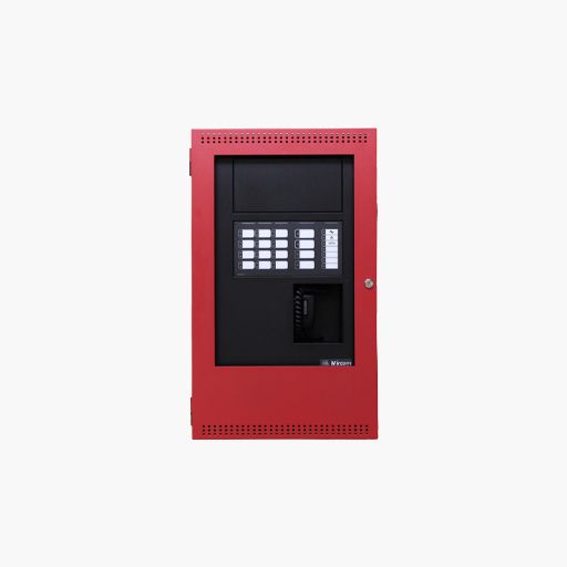 Mircom QX-MINI-RM Remote Microphone, Backbox, Red Door