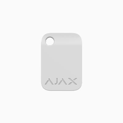 AJAX 42851.90.WH Contactless Key Fob, 10-Piece, White AJAX 42851.90.WH Contactless Key Fob, 10-Piece, White