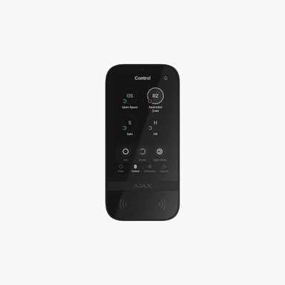 AJAX 58473 Wireless Keypad with Touch Screen, Black AJAX 58473 Wireless Keypad with Touch Screen, Black