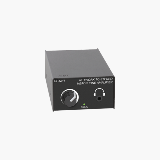 RDL SF-NH1 Dante Network to Stereo Headphone Amplifier