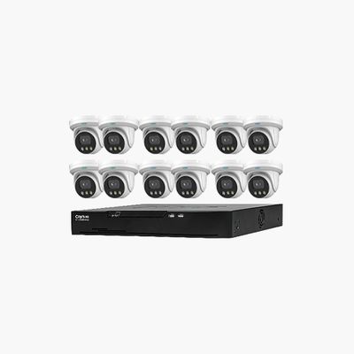 Capture Advance R2-IP16C5MPK NVR + 12 Camera Kit, 13 Piece