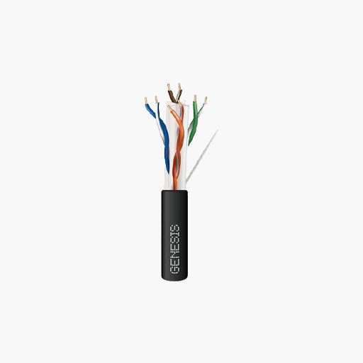 Genesis 50922108 CAT6 Plus Riser Cable, 23/4 Solid BC, CMR, FT4 Genesis 50922108 CAT6 Plus Riser Cable, 23/4 Solid BC, CMR, FT4