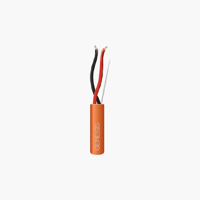 Genesis 31141103 18/2 Stranded Plenum Cable, CL3P, FT6, Orange Genesis 31141103 18/2 Stranded Plenum Cable, CL3P, FT6, Orange