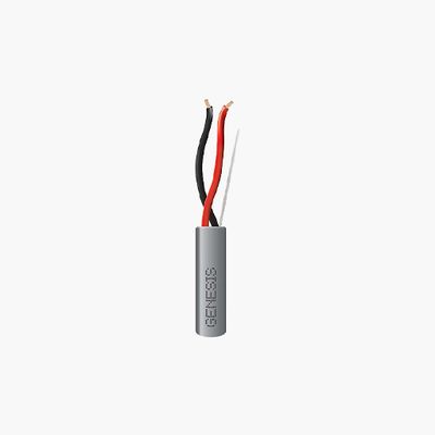 Genesis 21141109 18/2 Stranded Riser Cable, Unshielded, CL3R, Gray Genesis 21141109 18/2 Stranded Riser Cable, Unshielded, CL3R, Gray