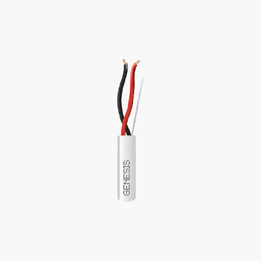 Genesis 31211012 16/2 Stranded Plenum Cable, Unshielded, White