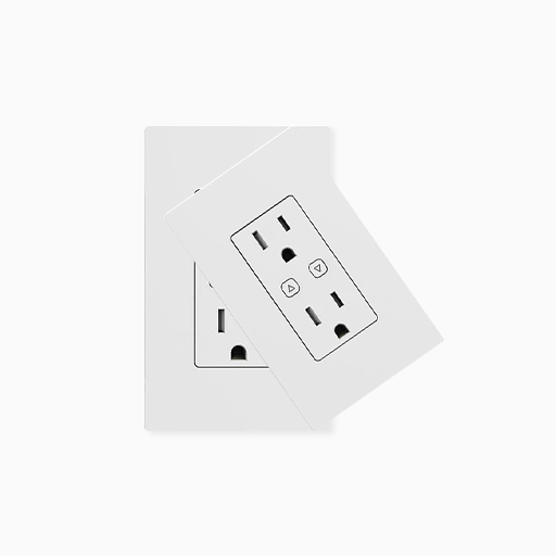 Qolsys IQSKT-PG PowerG In-Wall Socket with Outlets