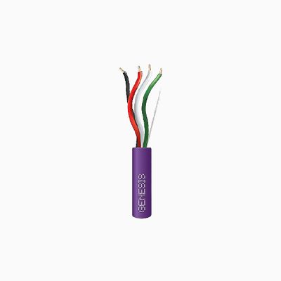 Genesis 31031110 22/4 Solid Plenum Cable, Unshielded, CL3P, FPLP Genesis 31031110 22/4 Solid Plenum Cable, Unshielded, CL3P, FPLP