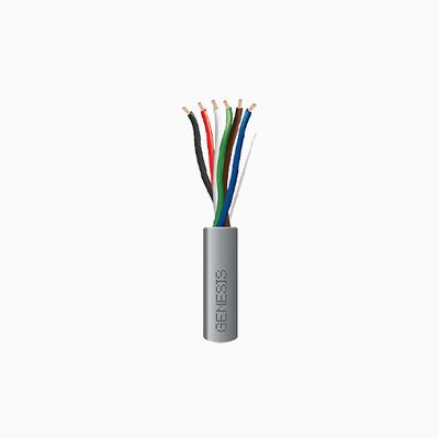 Genesis 21161009 18/6 Stranded Riser Cable, Unshielded, CL3R, Gray
