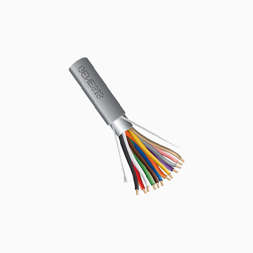 Genesis 22191009 18/12 Stranded Shielded Riser Cable, CL3R, 1000'