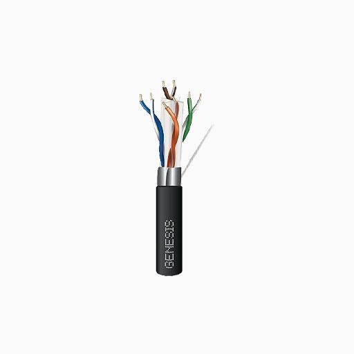 Genesis 51931108 CAT6a Riser Cable, 23/4 Solid BC, Unshielded
