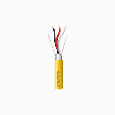 Genesis 32262102 18/3 Control Cable, Stranded Shielded, 1000', Yellow Genesis 32262102 18/3 Control Cable, Stranded Shielded, 1000', Yellow