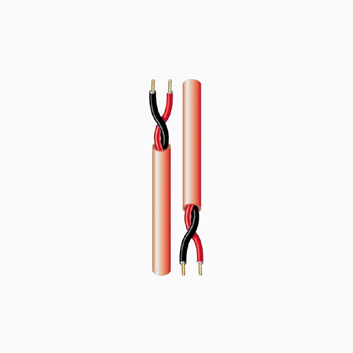 West Penn 998RD0500 12 AWG Solid Unshielded FPLR Cable 500'