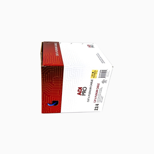 ADI PRO 0E-CAT6PBL CAT6 Plenum Cable, 23/4 Solid BC, UTP, Blue