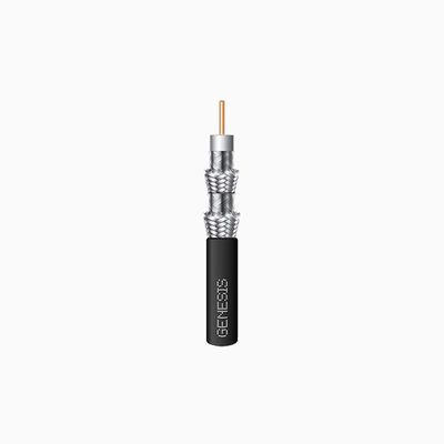 Genesis 53071108 RG6 CCS Quad-Shield Coaxial Riser CATV Cable Genesis 53071108 RG6 CCS Quad-Shield Coaxial Riser CATV Cable
