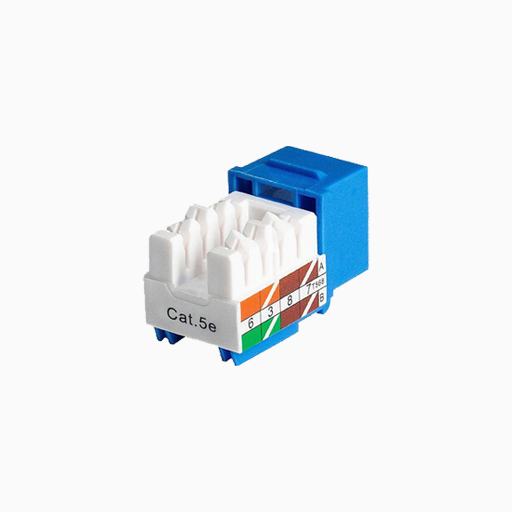 ADI PRO 0E-CAT5KEYBL CAT5e Keystone Jack Vertical 8P8C RJ45