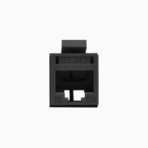 Belden RVAMJKUBK-S1 REVConnect CAT6A Modular Jack, T568 A/B Belden RVAMJKUBK-S1 REVConnect CAT6A Modular Jack, T568 A/B