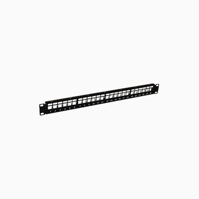 ADI PRO 0E-BP24 24-Port Flush Mount Blank Patch Panel ADI PRO 0E-BP24 24-Port Flush Mount Blank Patch Panel