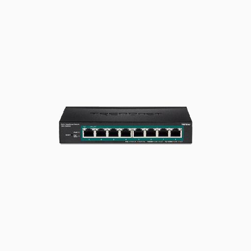 TRENDnet TPE-TG82ES 8-Port Gigabit EdgeSmart PoE+ Switch TRENDnet TPE-TG82ES 8-Port Gigabit EdgeSmart PoE+ Switch