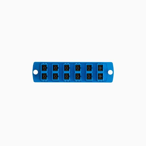 Leviton 5F100-2LC Opt-X SDX Fiber Adapter Plates, Precision Molded Leviton 5F100-2LC Opt-X SDX Fiber Adapter Plates, Precision Molded