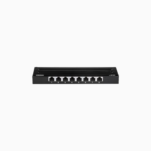 TRENDnet TC-P08C6AS 8-Port Cat6A Shielded Wall Mount TRENDnet TC-P08C6AS 8-Port Cat6A Shielded Wall Mount