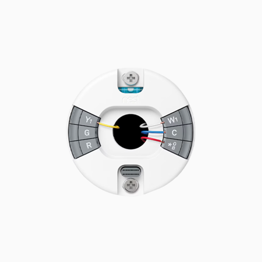 Google Nest T4000EF Thermostat E, White