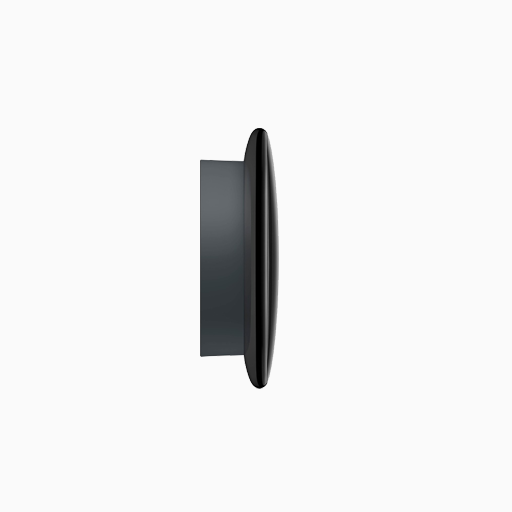 Google Nest Learning 4th Gen with Temp Sensor Polished Obsidian