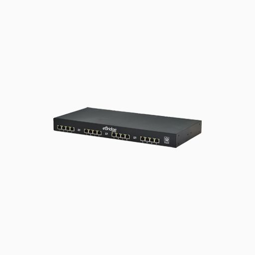 Altronix EBRIDGE1600PCRM EoC 16-Port Receiver, 100Mbps Per Port