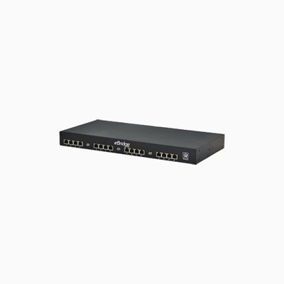 Altronix EBRIDGE1600PCRM EoC 16-Port Receiver, 100Mbps Per Port