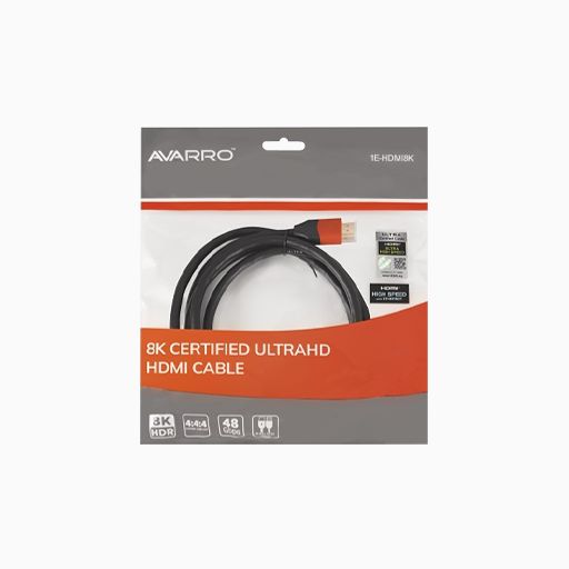 AVARRO 1E-HDMI8K3 Certified Ultra High Speed 8K at 60Hz, 6'