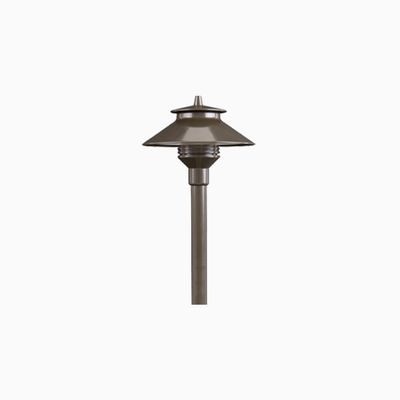 FX Luminaire PL-LED20W-18R-BZ Vantage Collection 18" Riser, Bronze