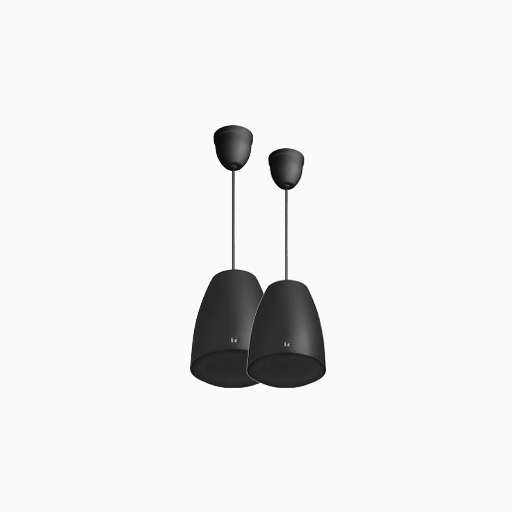 TOA Q-PE-304BK Pendant Speaker, HIPS Resin Bass-Reflex