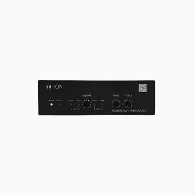 TOA AV20DAM Class Micro Plenum-Rated Power Amplifier, 20W TOA AV20DAM Class Micro Plenum-Rated Power Amplifier, 20W