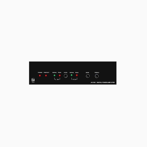 TOA AV20DAM Class Micro Plenum-Rated Power Amplifier, 20W