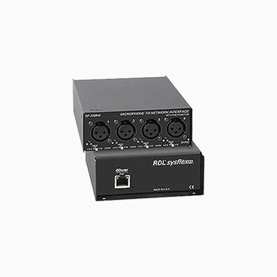 RDL SF-XMN4 Dante Microphone to Network Interface RDL SF-XMN4 Dante Microphone to Network Interface