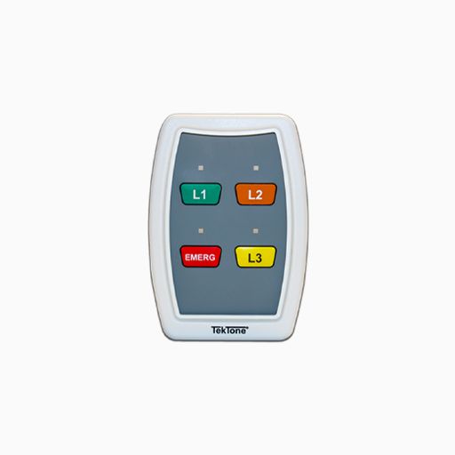 TekTone SF124 Staff Peripheral Station with 4 Configurable Buttons