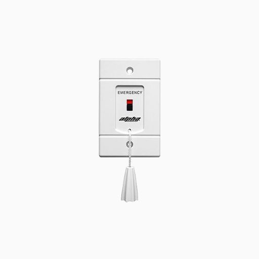 Alpha SF117/4A Emergency Pull Cord Station with Red Indicator Alpha SF117/4A Emergency Pull Cord Station with Red Indicator