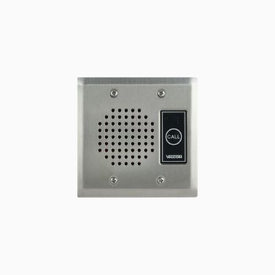 Valcom V-1072B-ST Intercom Doorplate Speaker, LED Talkback
