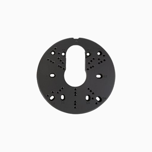 Luma LUM-A20-GANGPLATEB X20 Gang Plate Cover, Black