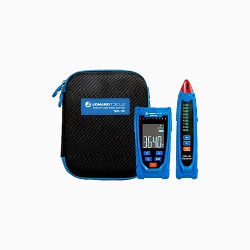 Jonard Tools TDR-100 Network Cable Tester and TDR, 6.6-1312'
